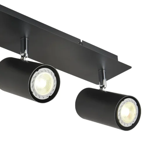 FOCO 3 LUCES NEGRO GU10 ADARA FOCO 3 LUCES NEGRO GU10 ADARA
