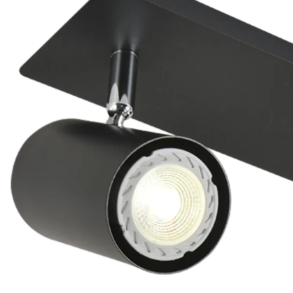 FOCO 3 LUCES NEGRO GU10 ADARA FOCO 3 LUCES NEGRO GU10 ADARA