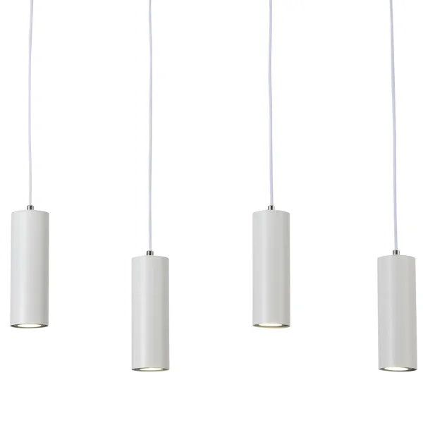 SUSPENSION 4 LUMIÈRES BLANC GU10 ADARA SUSPENSION 4 LUMIÈRES BLANC GU10 ADARA