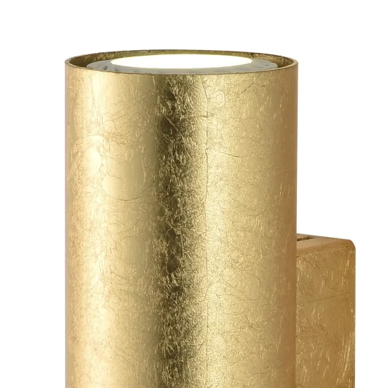 APPLIQUE MURALE EN FEUILLE D'OR GU10 ADARA 2