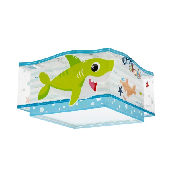 PLAFONNIER POUR ENFANTS 2 LUMIÈRES LITTLE SHARK E27 PLAFONNIER POUR ENFANTS 2 LUMIÈRES LITTLE SHARK E27