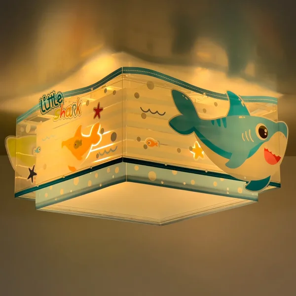 PLAFONNIER POUR ENFANTS 2 LUMIÈRES LITTLE SHARK E27 PLAFONNIER POUR ENFANTS 2 LUMIÈRES LITTLE SHARK E27