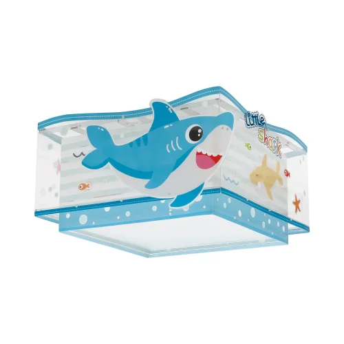 PLAFONNIER POUR ENFANTS 2 LUMIÈRES LITTLE SHARK E27 PLAFONNIER POUR ENFANTS 2 LUMIÈRES LITTLE SHARK E27
