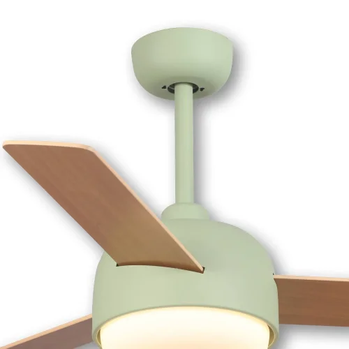 VENTILATEUR DE PLAFOND LED 24 W DIMMABLE VERT/BOIS RIVERDALE VENTILATEUR DE PLAFOND LED 24 W DIMMABLE VERT/BOIS RIVERDALE
