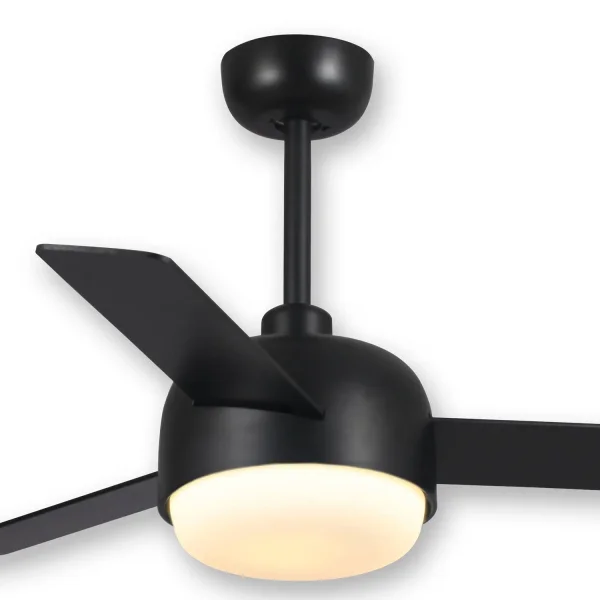 VENTILATEUR DE PLAFOND LED 24 W DIMMABLE NOIR RIVERDALE VENTILATEUR DE PLAFOND LED 24 W DIMMABLE NOIR RIVERDALE