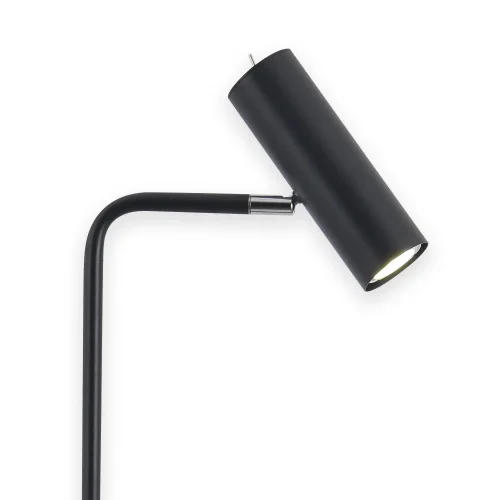 LAMPADAIRE EN ACIER PEINT NOIR ADARA