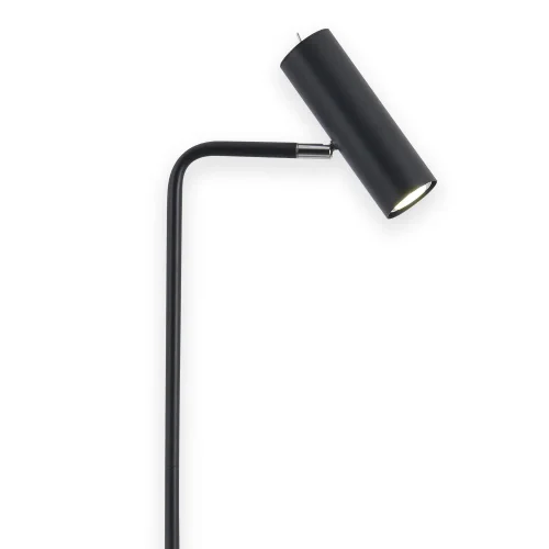 LAMPADAIRE EN ACIER PEINT NOIR ADARA