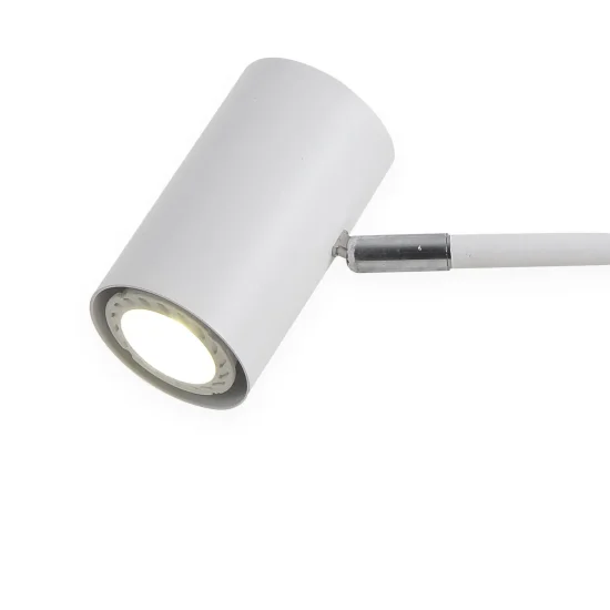 LAMPE DE TABLE EN ACIER PEINT BLANC ADARA 2