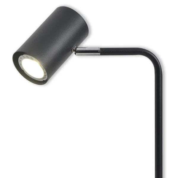 LAMPE DE TABLE EN ACIER NOIR ADARA