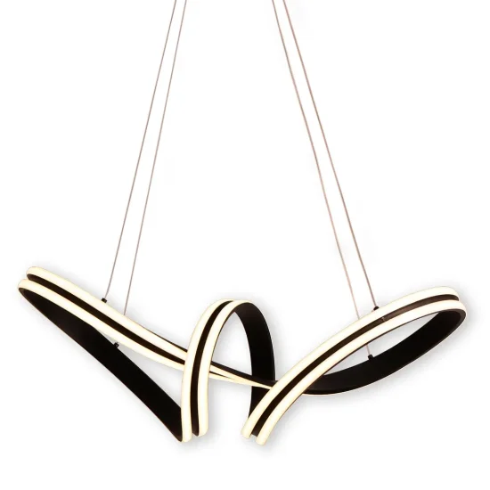 PLAFONNIER LED 83 W 4000K ∅78 CM NOIR LUMINOZA