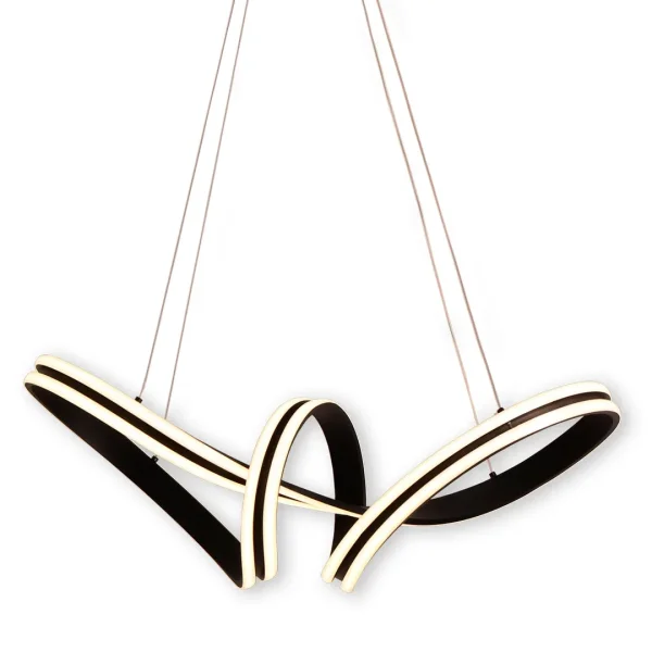 PLAFONNIER LED 83 W 4000K ∅78 CM NOIR LUMINOZA