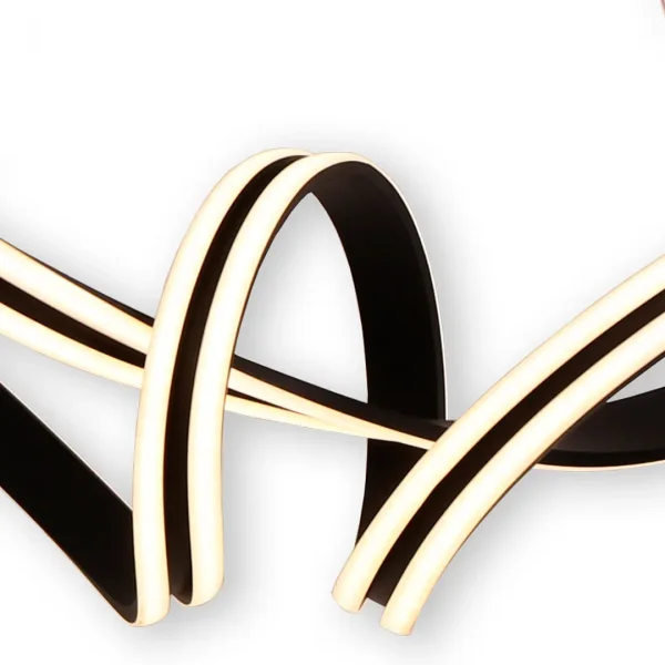 PLAFONNIER LED 83 W 4000K ∅78 CM NOIR LUMINOZA