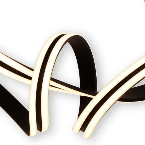 PLAFONNIER LED 83 W 4000K ∅78 CM NOIR LUMINOZA