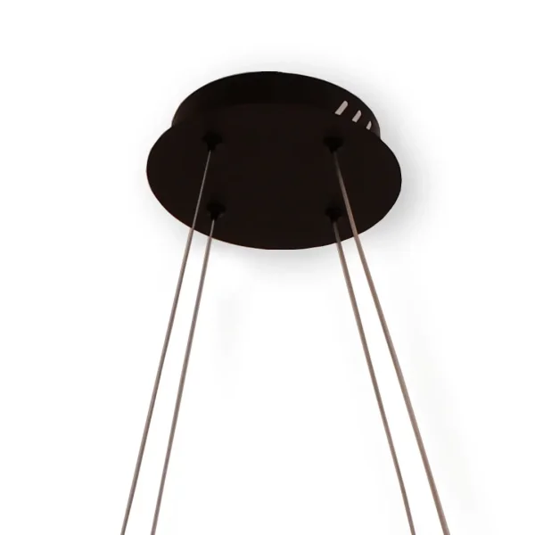 PLAFONNIER LED 83 W 4000K ∅78 CM NOIR LUMINOZA