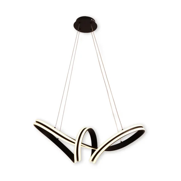 PLAFONNIER LED 83 W 4000K ∅78 CM NOIR LUMINOZA