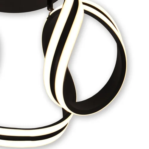 PLAFONNIER LED 77 W 4000K ∅45 CM NOIR LUMINOZA