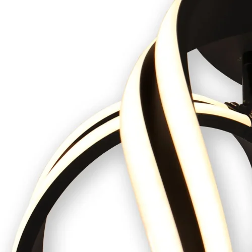 PLAFONNIER LED 77 W 4000K ∅45 CM NOIR LUMINOZA