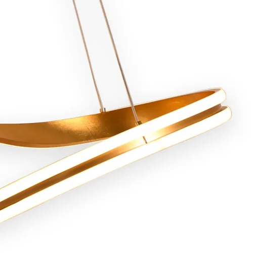 PLAFONNIER LED 83 W 4000K ∅78 CM FEUILLE D'OR LUMINOZA