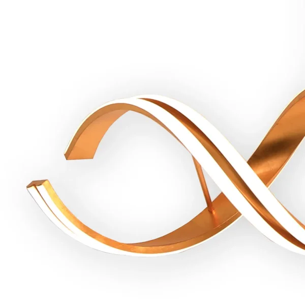 PLAFONNIER LED 90 W 4000K 100 CM FEUILLE D'OR LUMINOZA