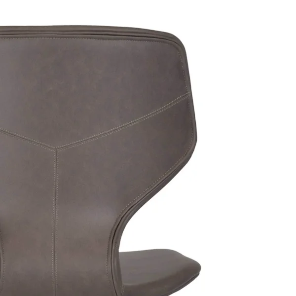 CHAISE UPPLAND PU PIETEMENT HETRE BRUN