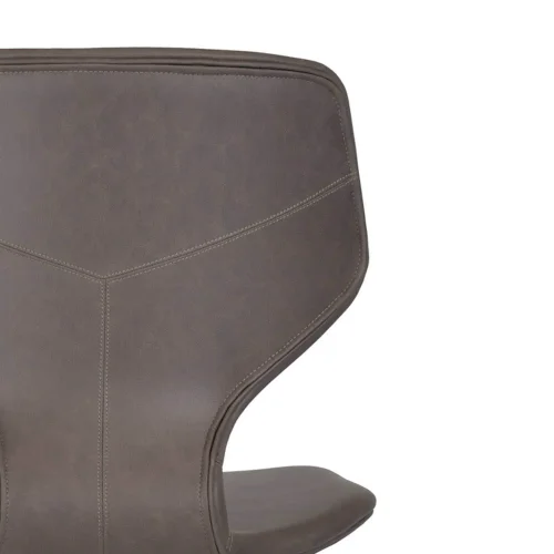 CHAISE UPPLAND PU PIETEMENT HETRE BRUN