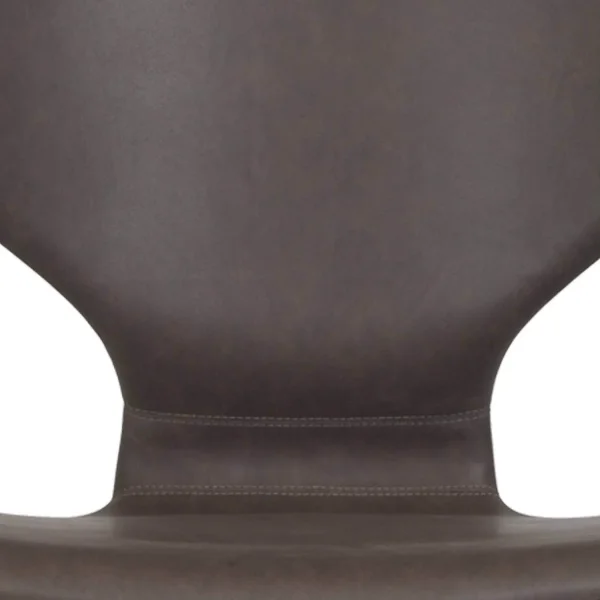 CHAISE UPPLAND PU PIETEMENT HETRE BRUN