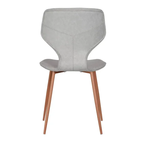 CHAISE UPPLAND PU PIETEMENT HETRE GRIS