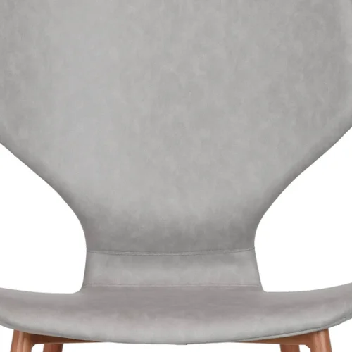 CHAISE UPPLAND PU PIETEMENT HETRE GRIS