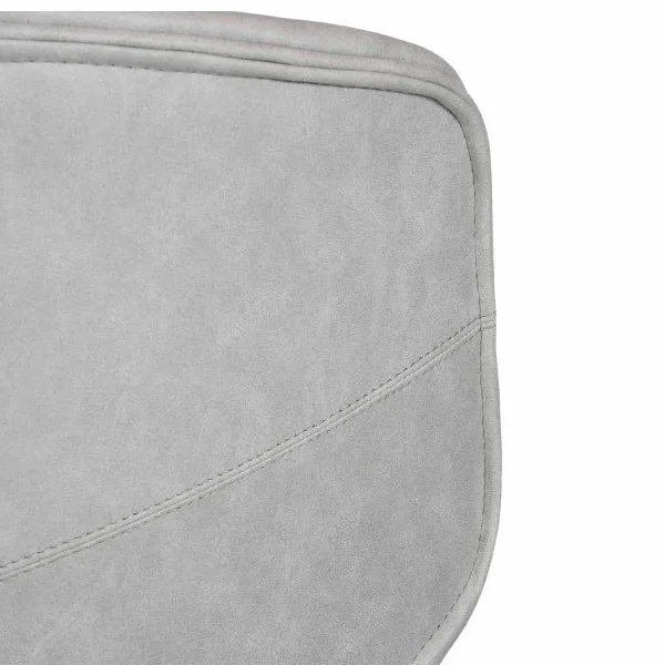 CHAISE UPPLAND PU PIETEMENT HETRE GRIS