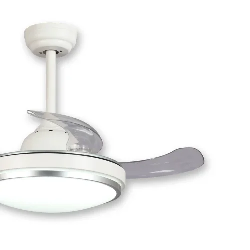 VENTILATEUR DE PLAFOND LED 29 W DIMMABLE BLANC PLIANT SILVERSTONE