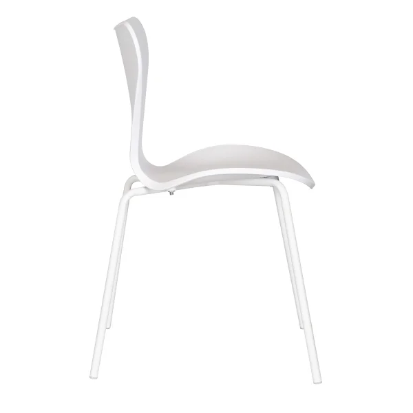 CHAISE EMPILABLE LUMINANCE BLANCHE