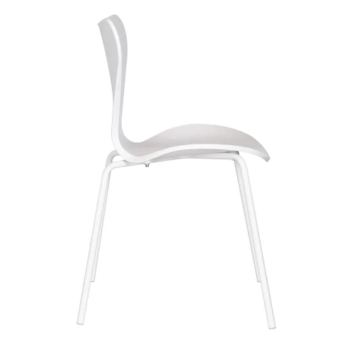 CHAISE EMPILABLE LUMINANCE BLANCHE