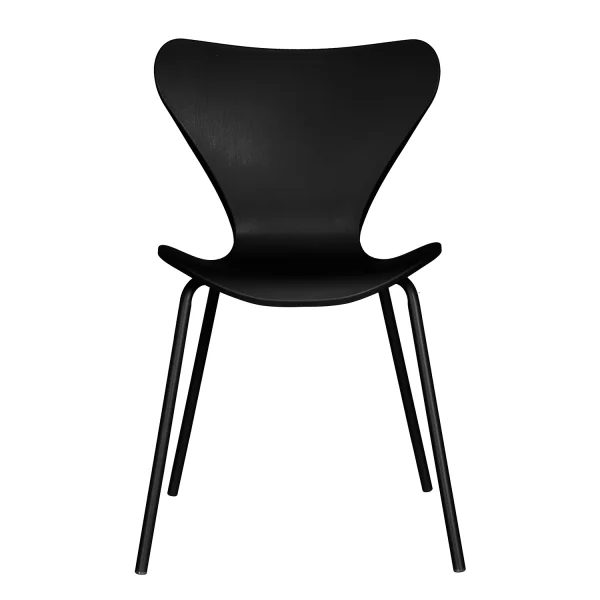 CHAISE EMPILABLE LUMINANCE NOIRE