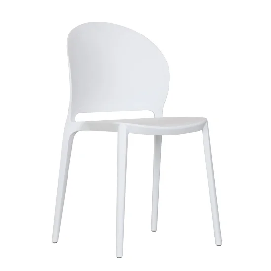 CHAISE EMPILABLE HARLEM BLANCHE 2
