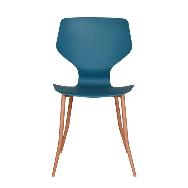 CHAISE EN POLYPROPYLÈNE BLEU COBALT UPPLAND