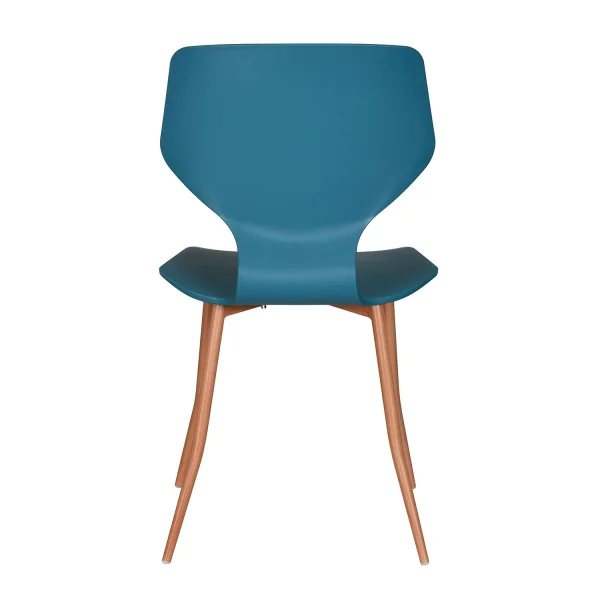CHAISE EN POLYPROPYLÈNE BLEU COBALT UPPLAND