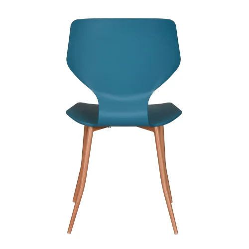 CHAISE EN POLYPROPYLÈNE BLEU COBALT UPPLAND