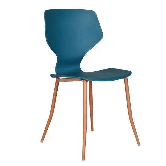 CHAISE EN POLYPROPYLÈNE BLEU COBALT UPPLAND