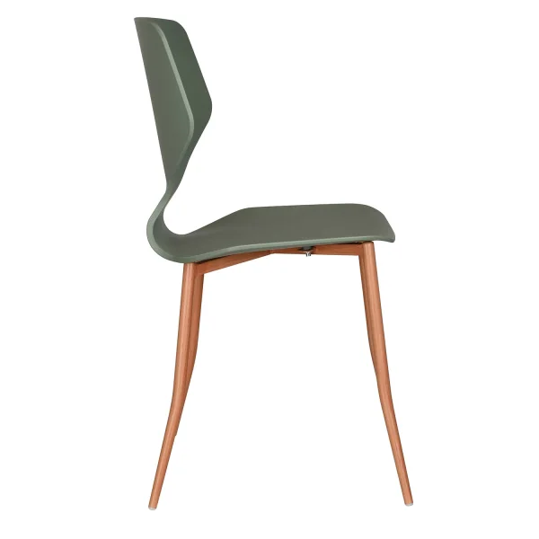 CHAISE EN POLYPROPYLÈNE VERT KALE UPPLAND