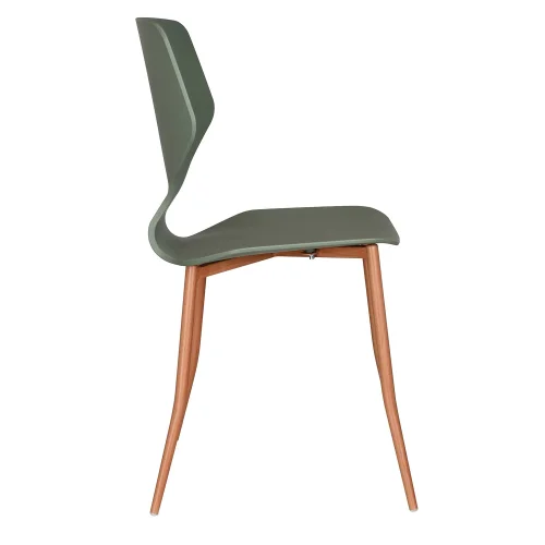 CHAISE EN POLYPROPYLÈNE VERT KALE UPPLAND