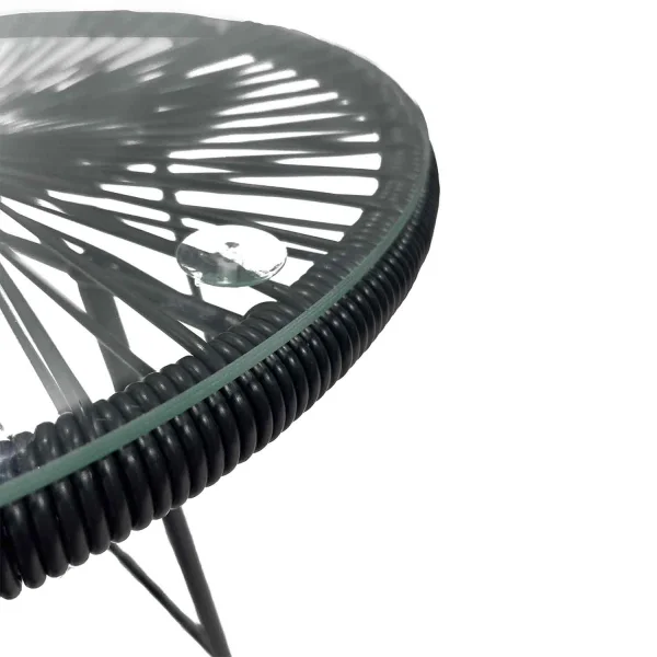 TABLE MIAMI SPRINGS NOIR