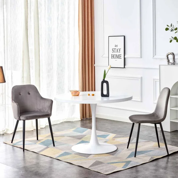 TABLE À MANGER EUDORA BLANCHE