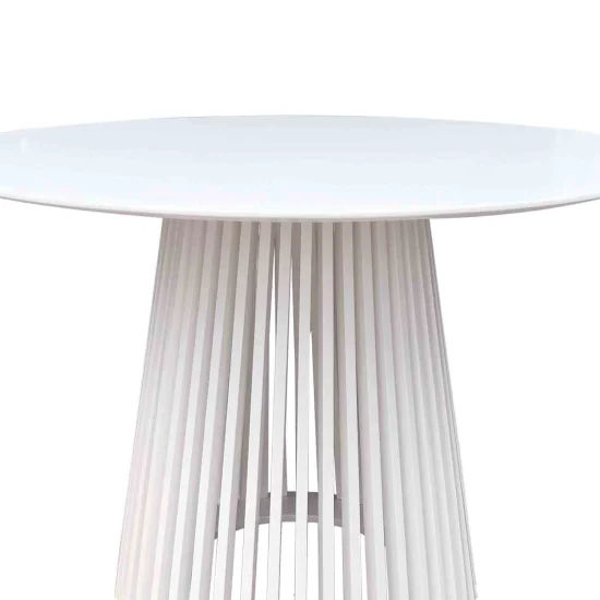 TABLE À MANGER EN BOIS BLANC NEREA 2
