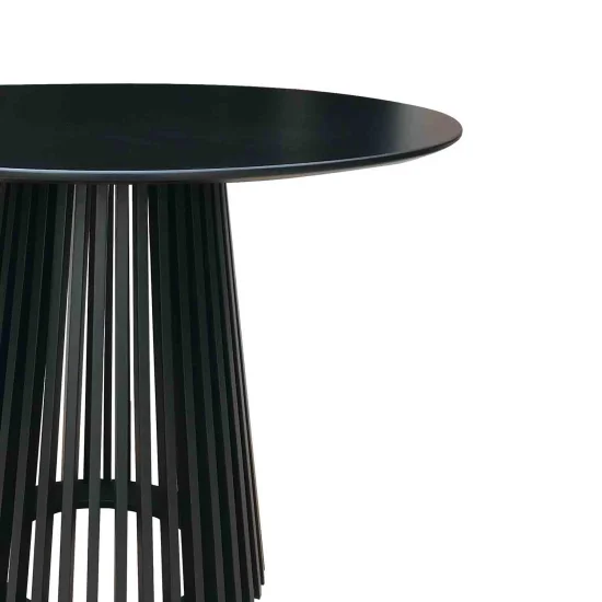 TABLE À MANGER EN BOIS NOIR NEREA 2