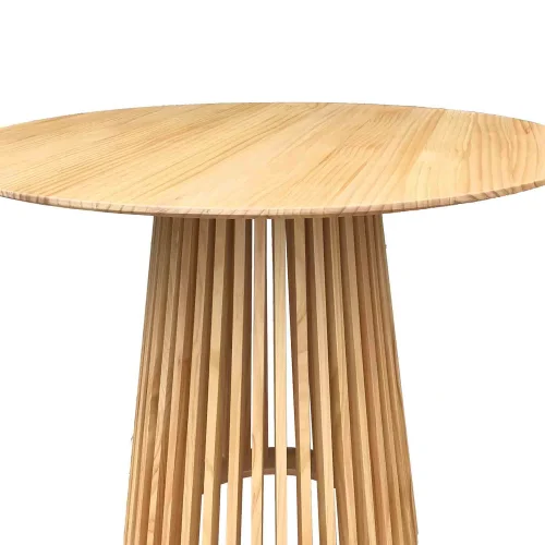 TABLE À MANGER EN BOIS NATUREL NEREA