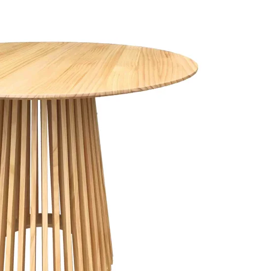 TABLE À MANGER EN BOIS NATUREL NEREA 2