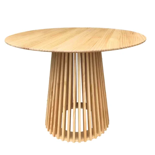 TABLE À MANGER EN BOIS NATUREL NEREA