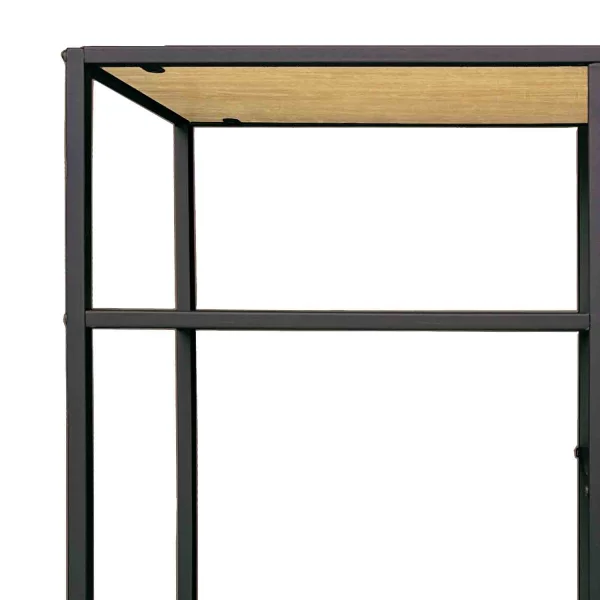 ÉTAGÈRE BASSE CHÊNE/NOIR SELENE