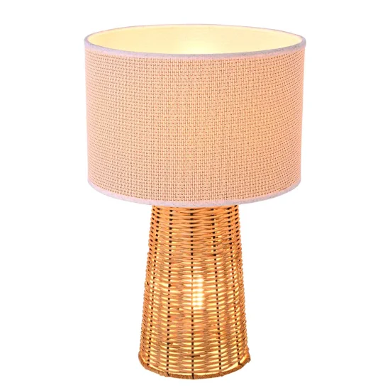 LAMPE DE TABLE EN ROTIN CAROLINA