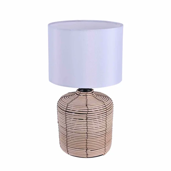 LAMPE DE TABLE ROTIN 35CM ELARA LAMPE DE TABLE ROTIN 35CM ELARA